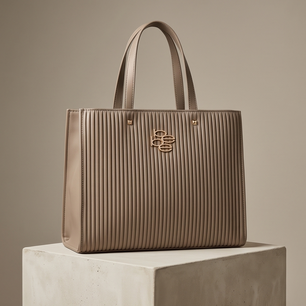 Nadine Tote in Light Taupe