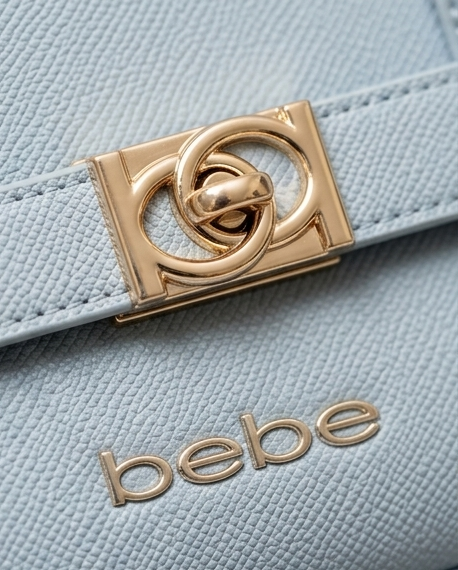 Evie satchel in Light Blue