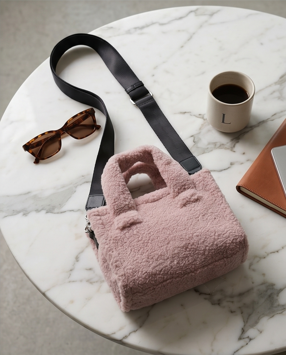Sherpa Pink shoulder bag