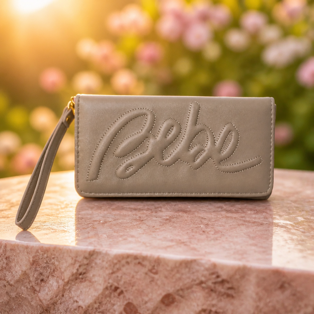 Louisa Trifold Wallet in Taupe