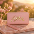Gianna Wristlet in Blush