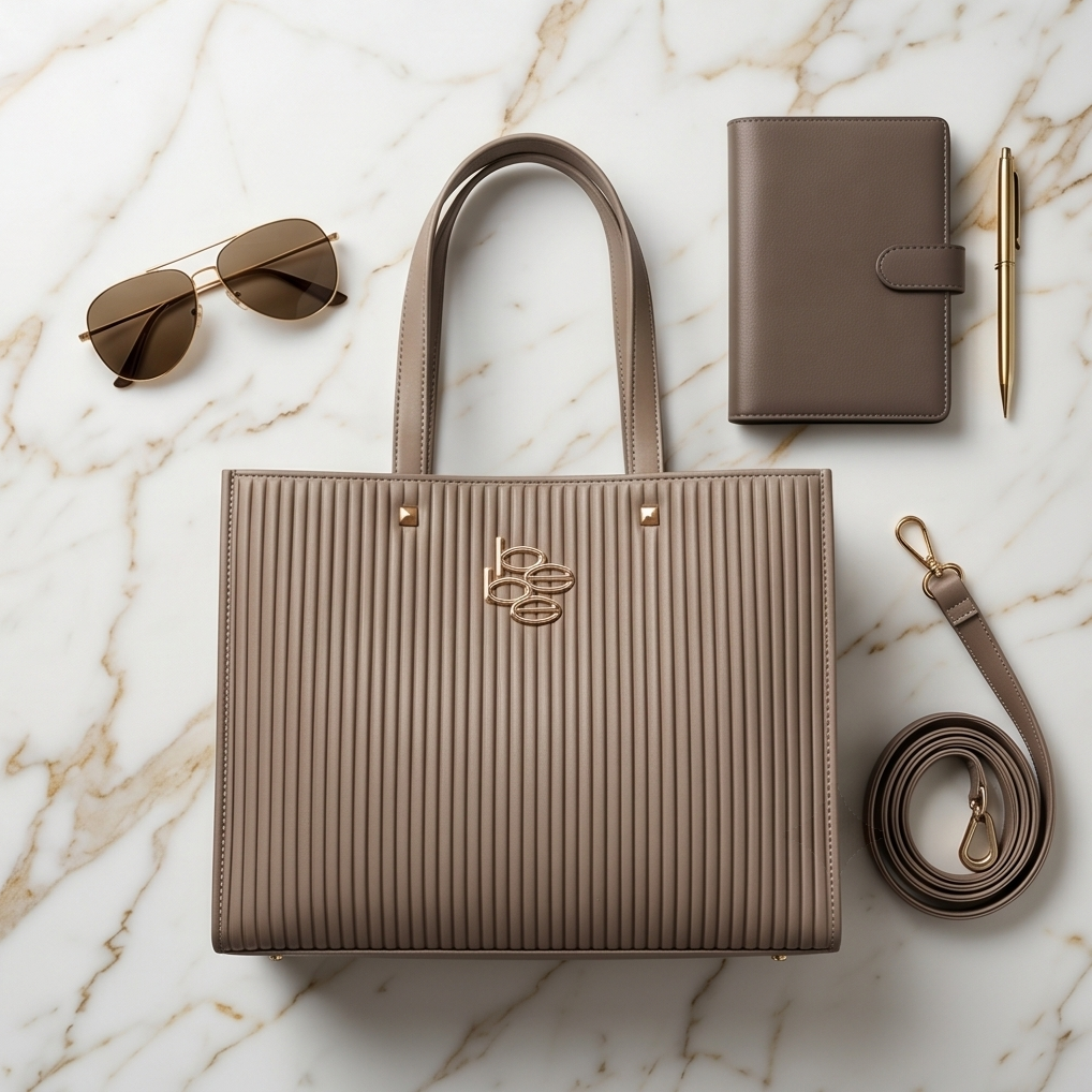 Nadine Tote in Light Taupe