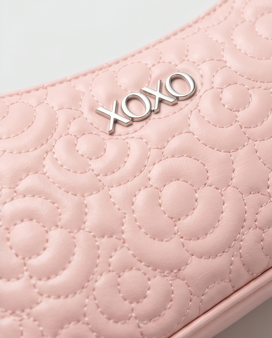 XOXO pink floral crossbody
