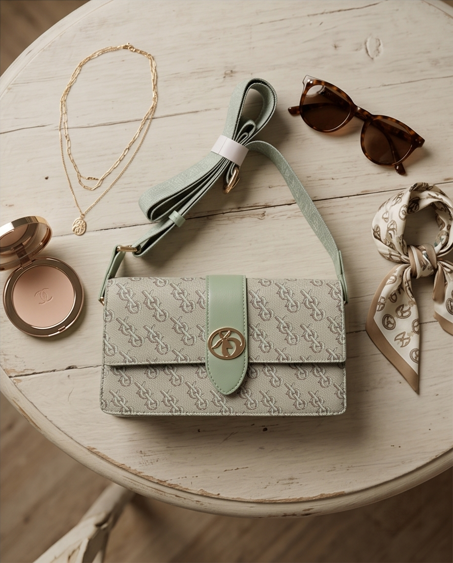 XOXO mint green shoulder bag