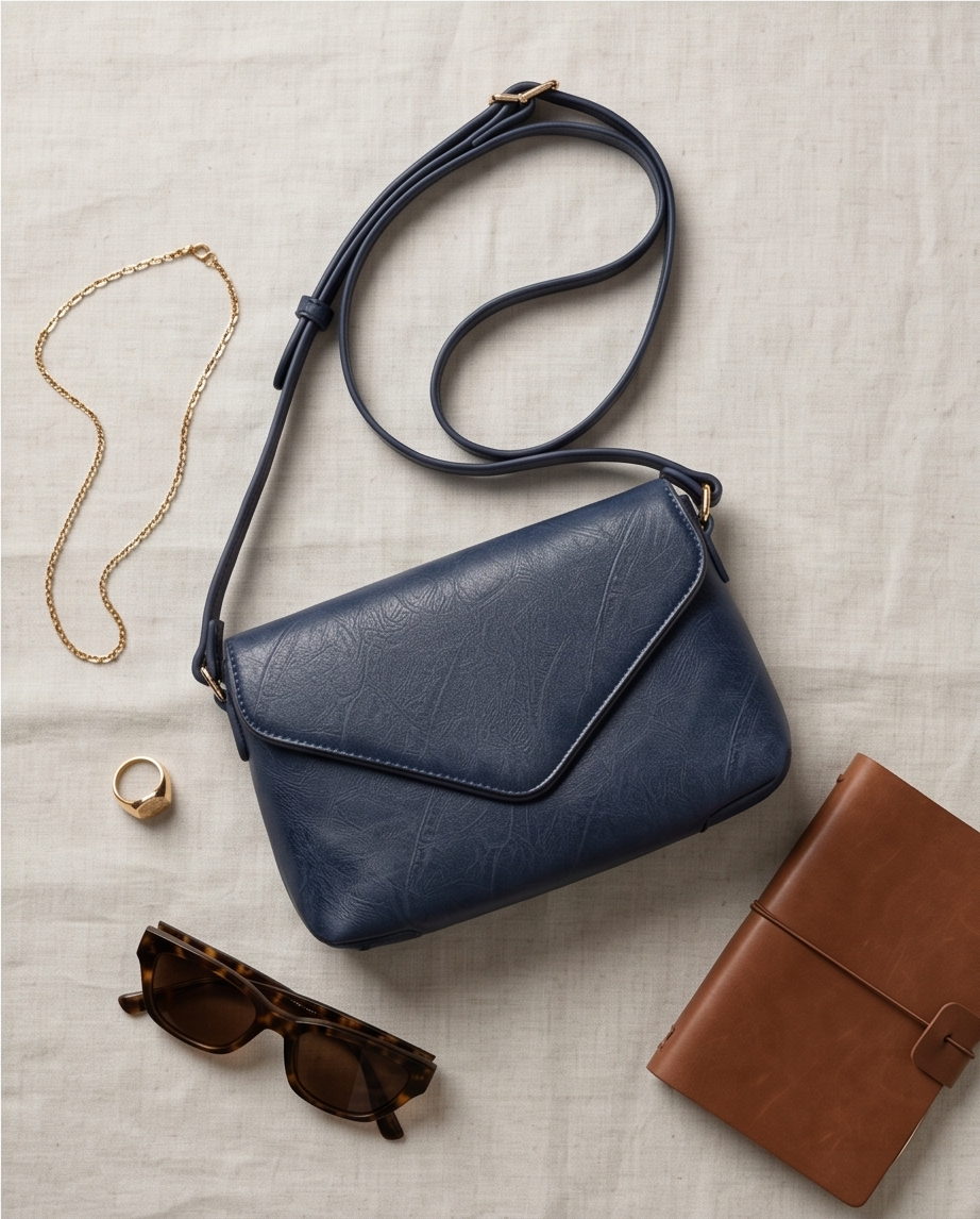 Navy Blue Isabelle shoulder bag