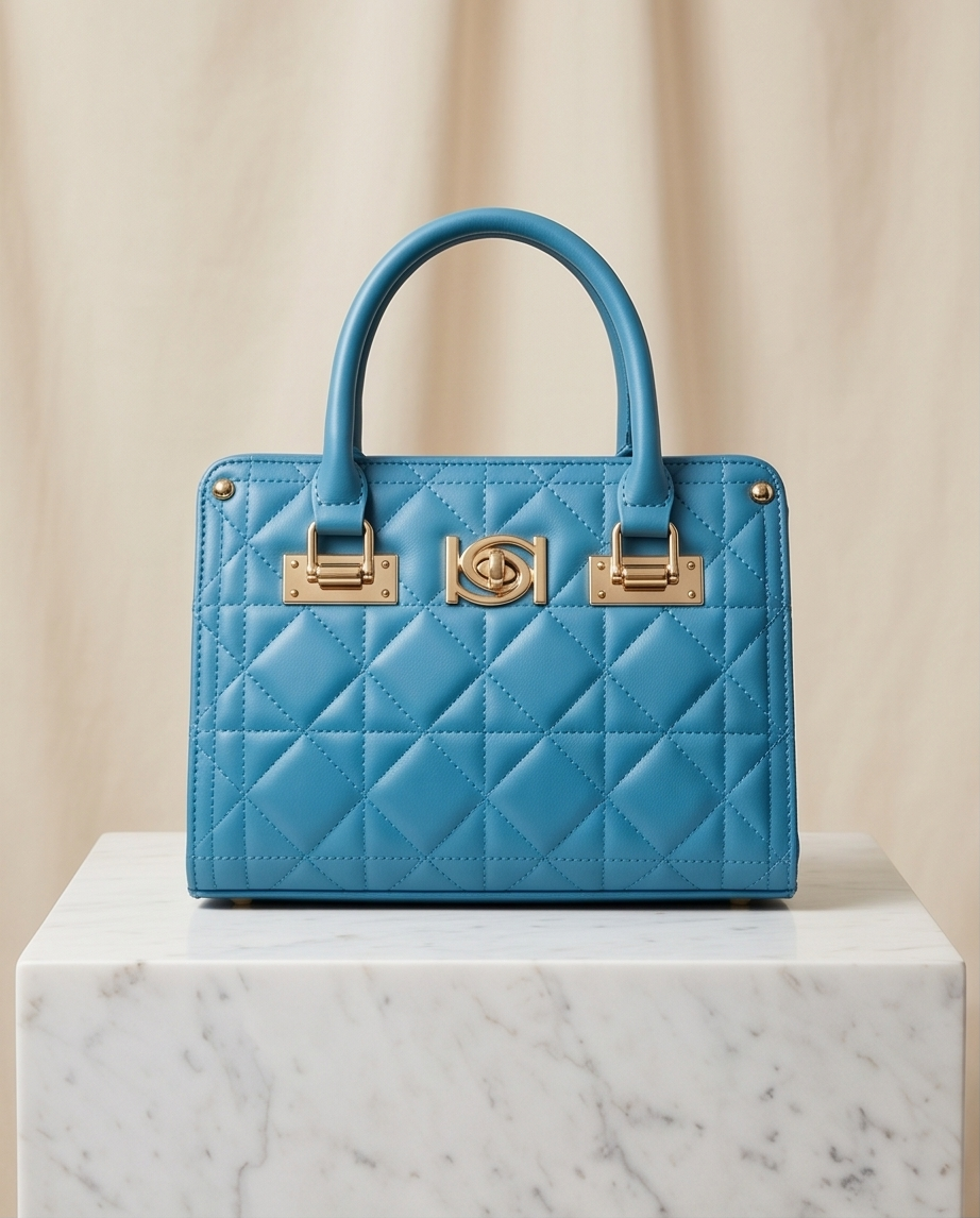 Tilda Satchel in Capri Blue