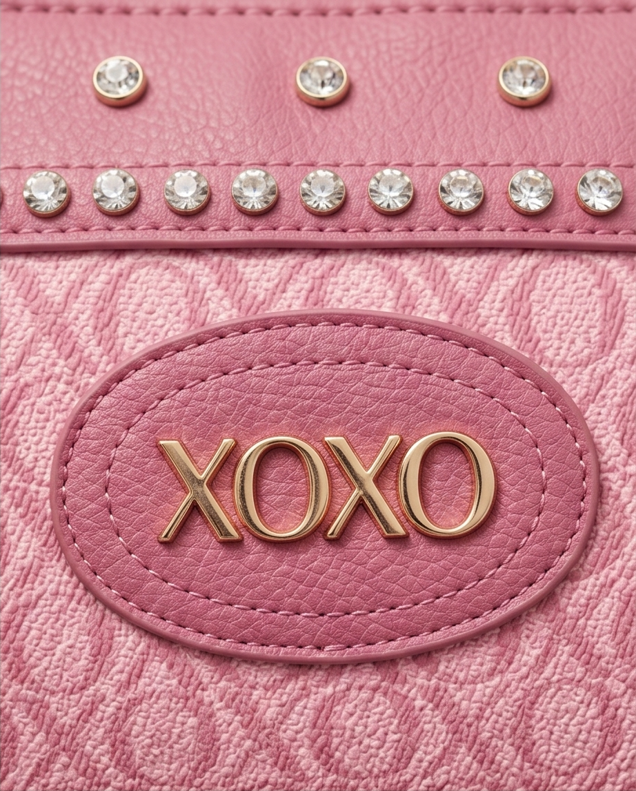 XOXO Dark Pink crossbody w/coin pouch