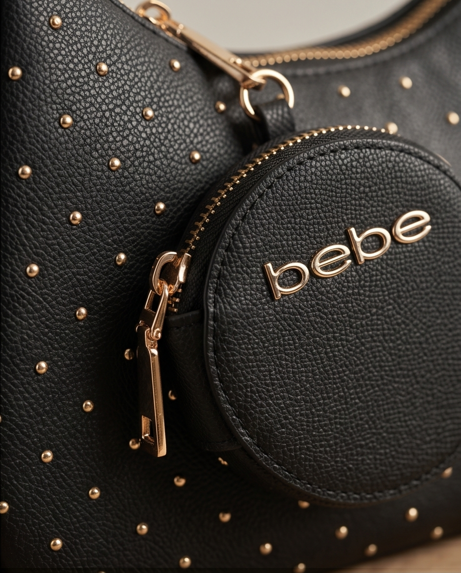 Sagan Studded Crossbody w/cp in black