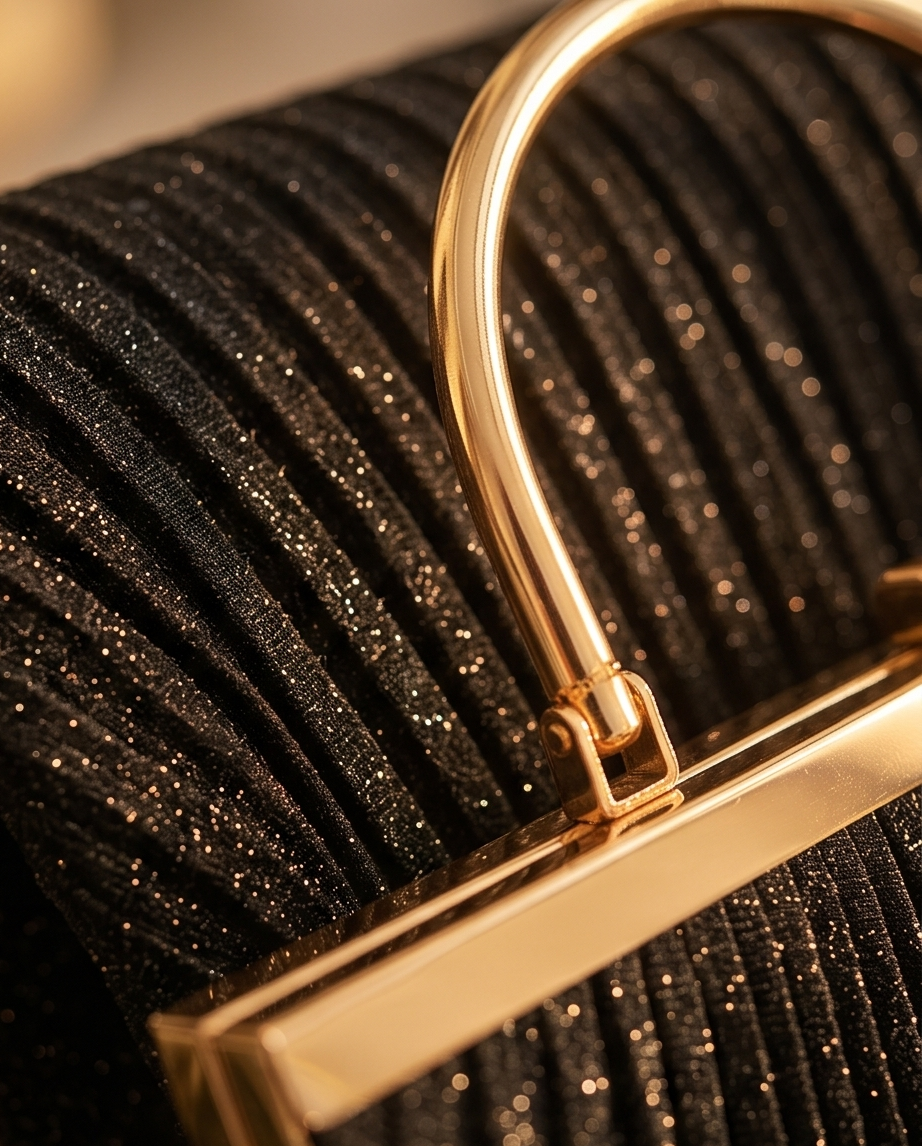 Small Sparkling Black clutch