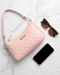 XOXO pink floral crossbody