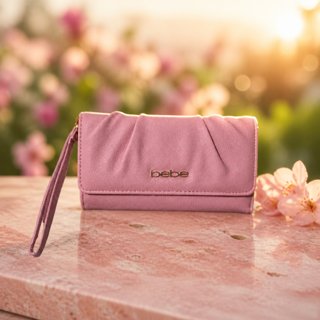 Sage Trifold Wallet in Blush