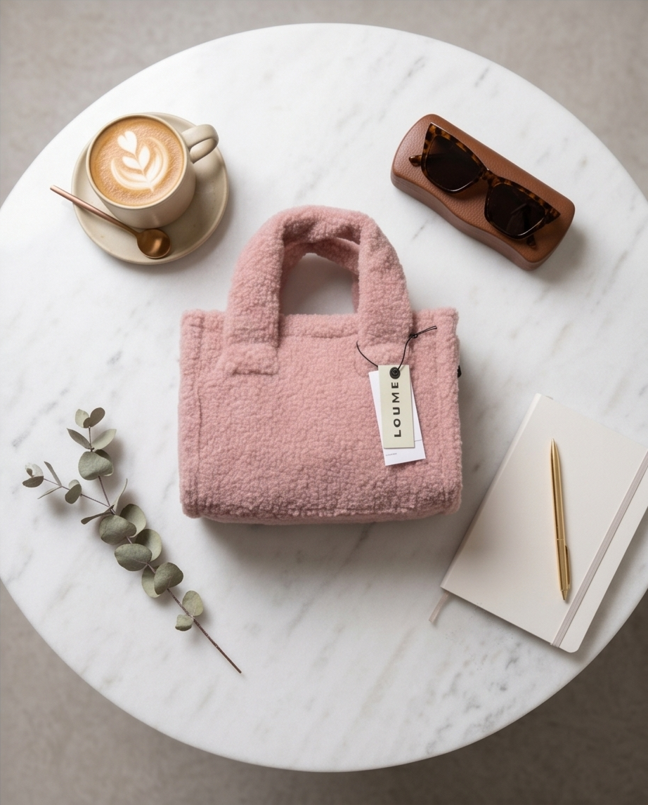 Sherpa Pink shoulder bag