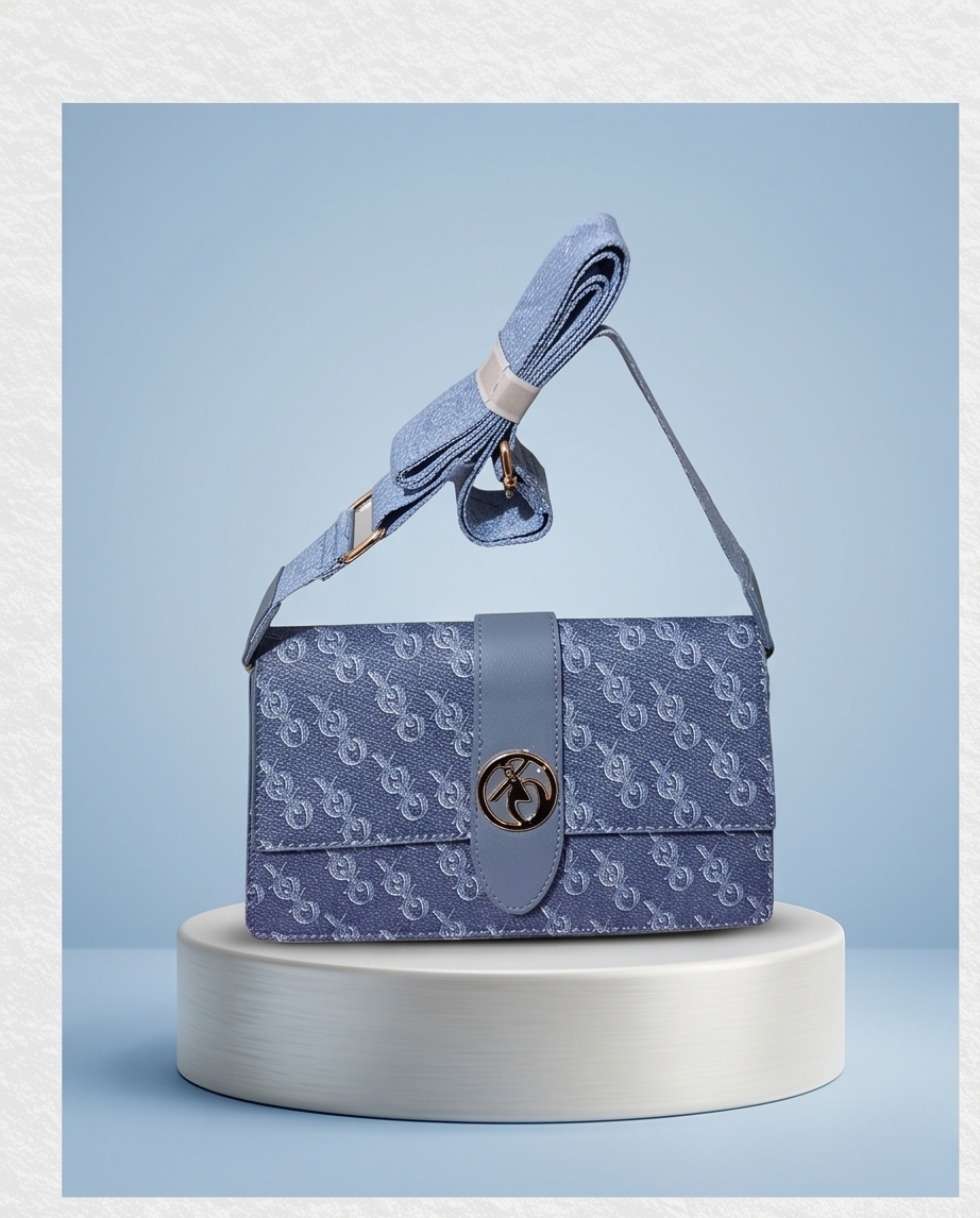 XOXO blue shoulder bag