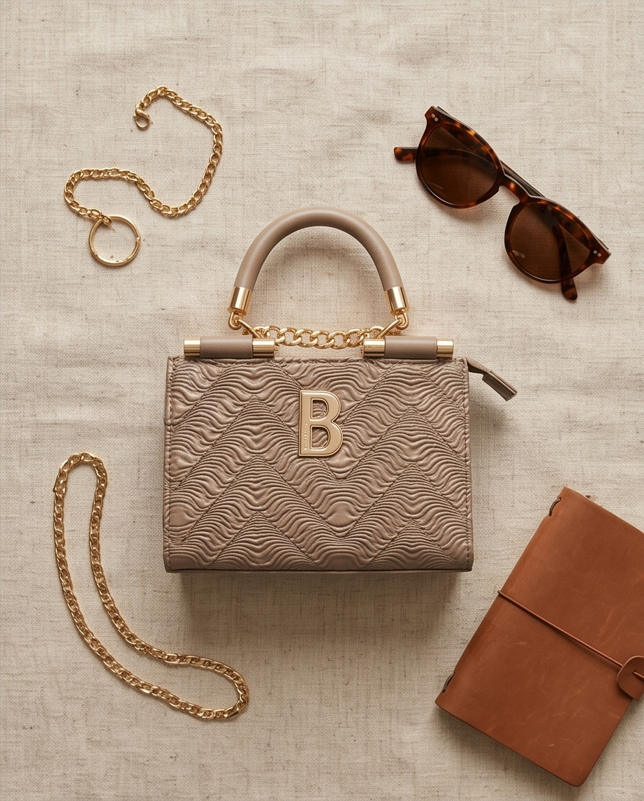 Nolan Mini Satchel in Taupe