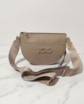 XOXO Taupe Moon Shape Crossbody